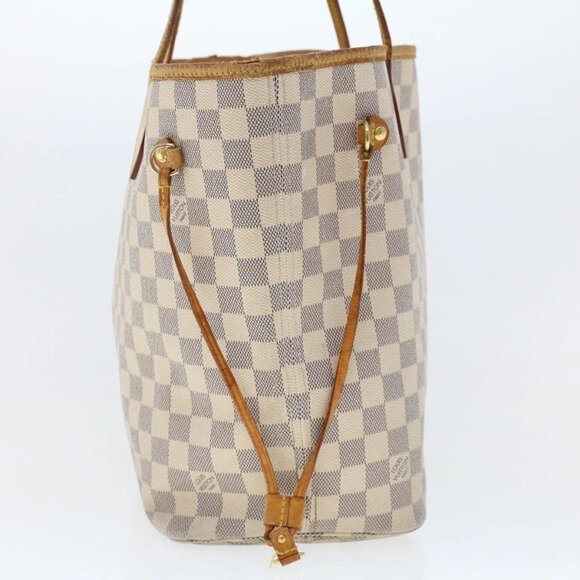 LOUIS VUITTON Damier Azur Neverfull MM Tote Bag - Picture 3 of 16